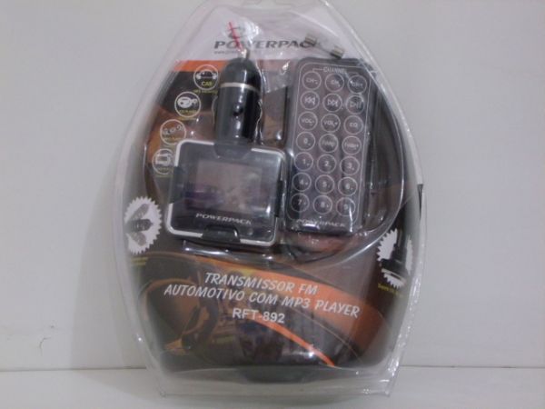 Transmissor FM automotivo com mp3 player